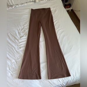 Lululemon highrise nulu brown flare leggings